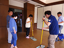 障がい者施設ボランティア清掃